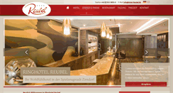 Desktop Screenshot of hotel-reubel.de